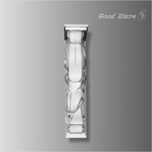 Polyurethane decorative brackets for shelves