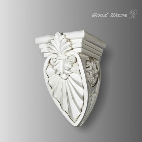 Polyurethane architectural fleur de Lis corbels