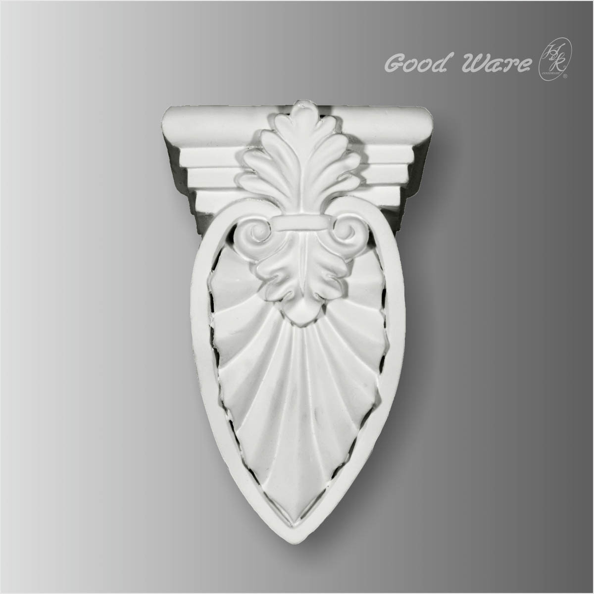 Polyurethane architectural fleur de Lis corbels