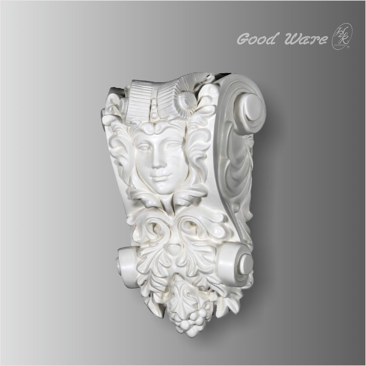 Polyurethane small decorative angel corbels