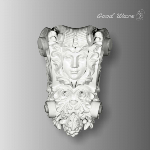 Polyurethane small decorative angel corbels