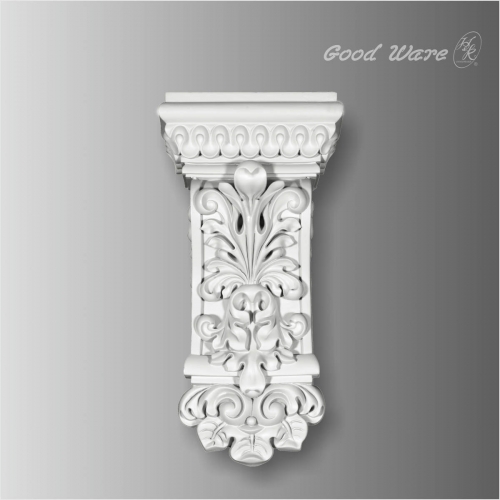 Polyurethane decorative corbel for granite countertop