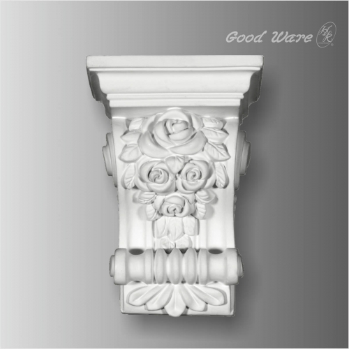 Polyurethane decorative corbels for granite countertops