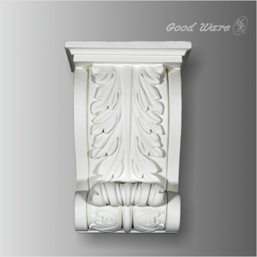 Polyurethane decorative brackets for countertops