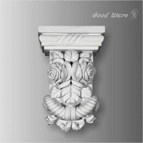 Polyurethane decorative range hood corbels
