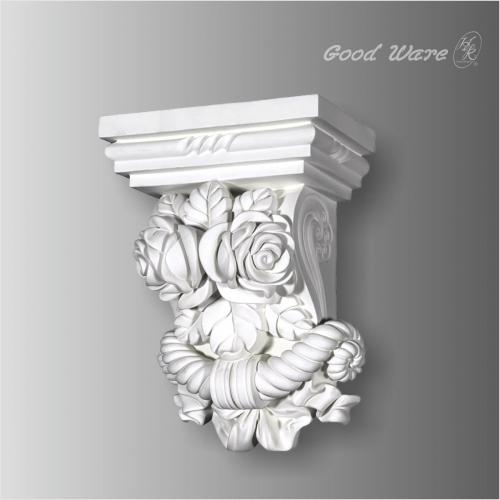 Polyurethane rose ornate corbels for sale
