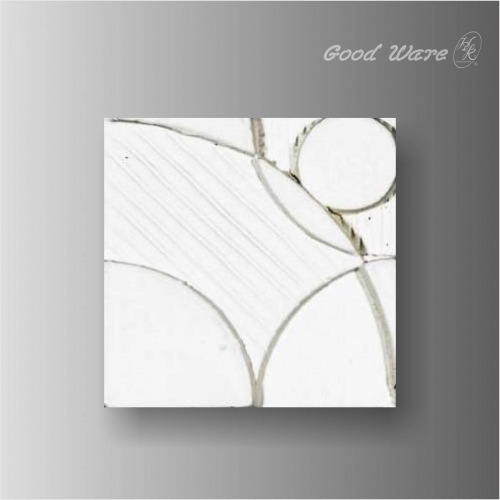 Polyurethane white wall decor for dining area