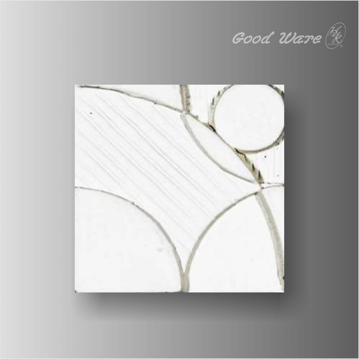 Polyurethane white wall decor for dining area