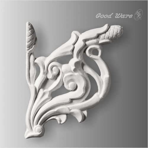 Polyurethane kitchen cabinet appliques