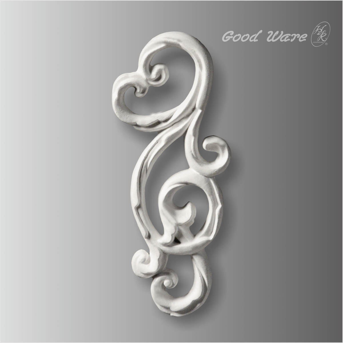 Polyurethane embossed mouldings for wall