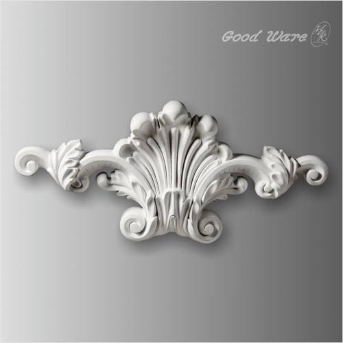 Sculpture wall decor appliques and onlays