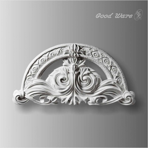 Polyurethane art wall decor onlays