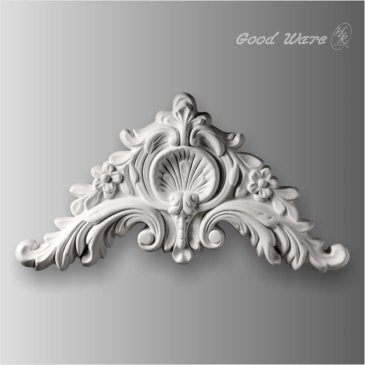 Scroll wall decor applique and onlays