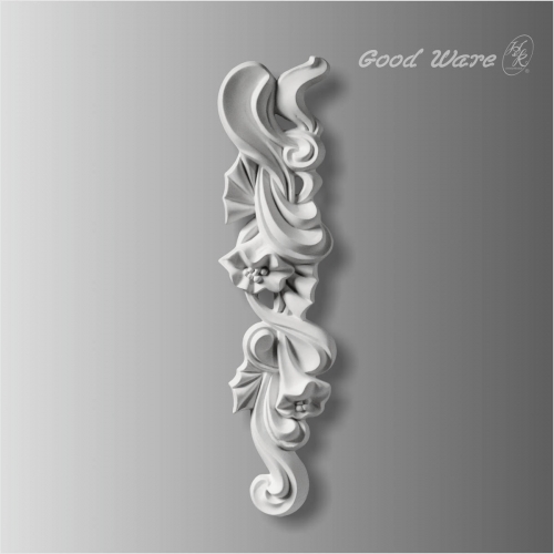 Polyurethane carving wall decor onlays