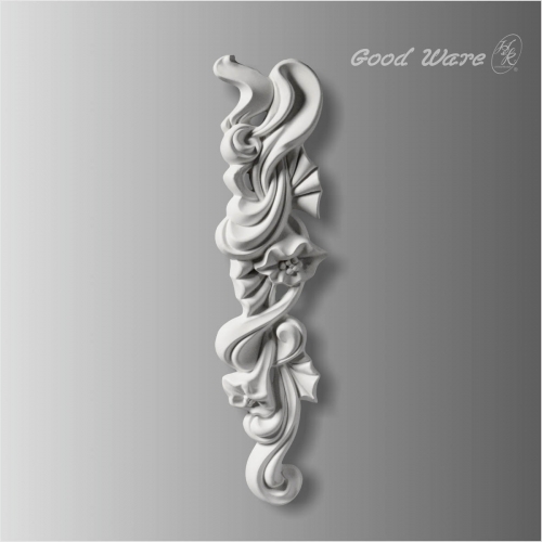 Decorative wall pieces drops onlays