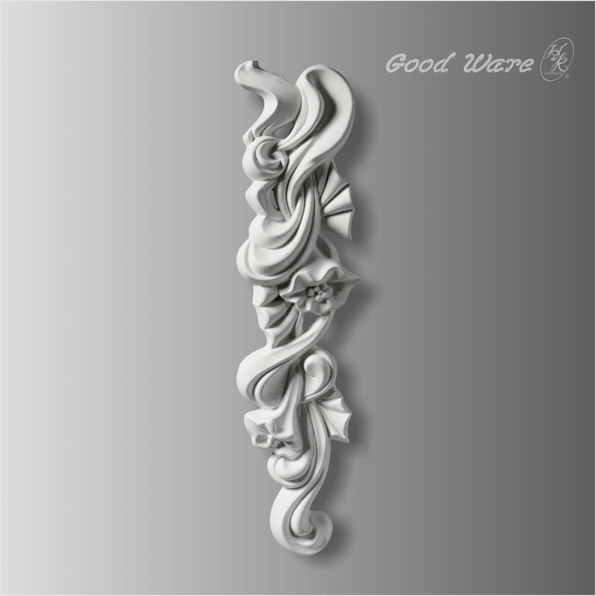 Decorative wall pieces drops onlays