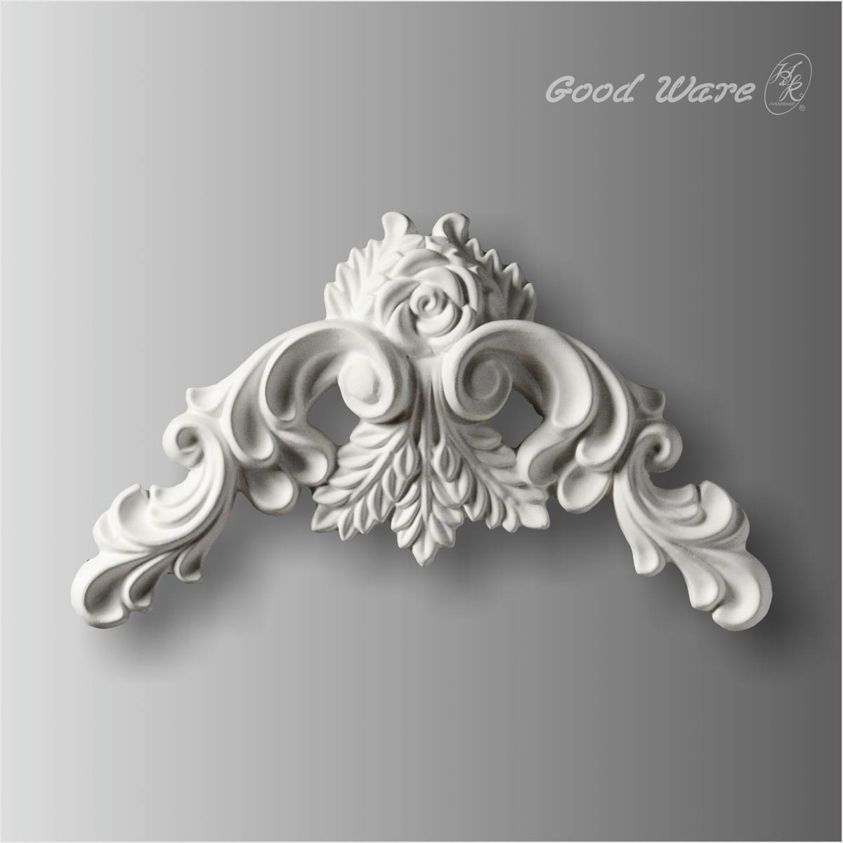 Decorative wall pediments onlays