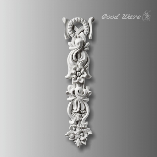 Long polyurethane wall decor onlays