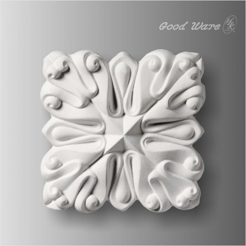 Polyurethane white onlay applique for sale