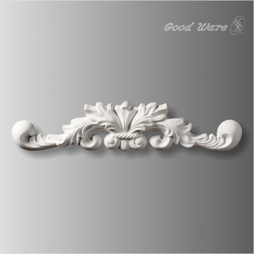Polyurethane decorative appliques for mantel