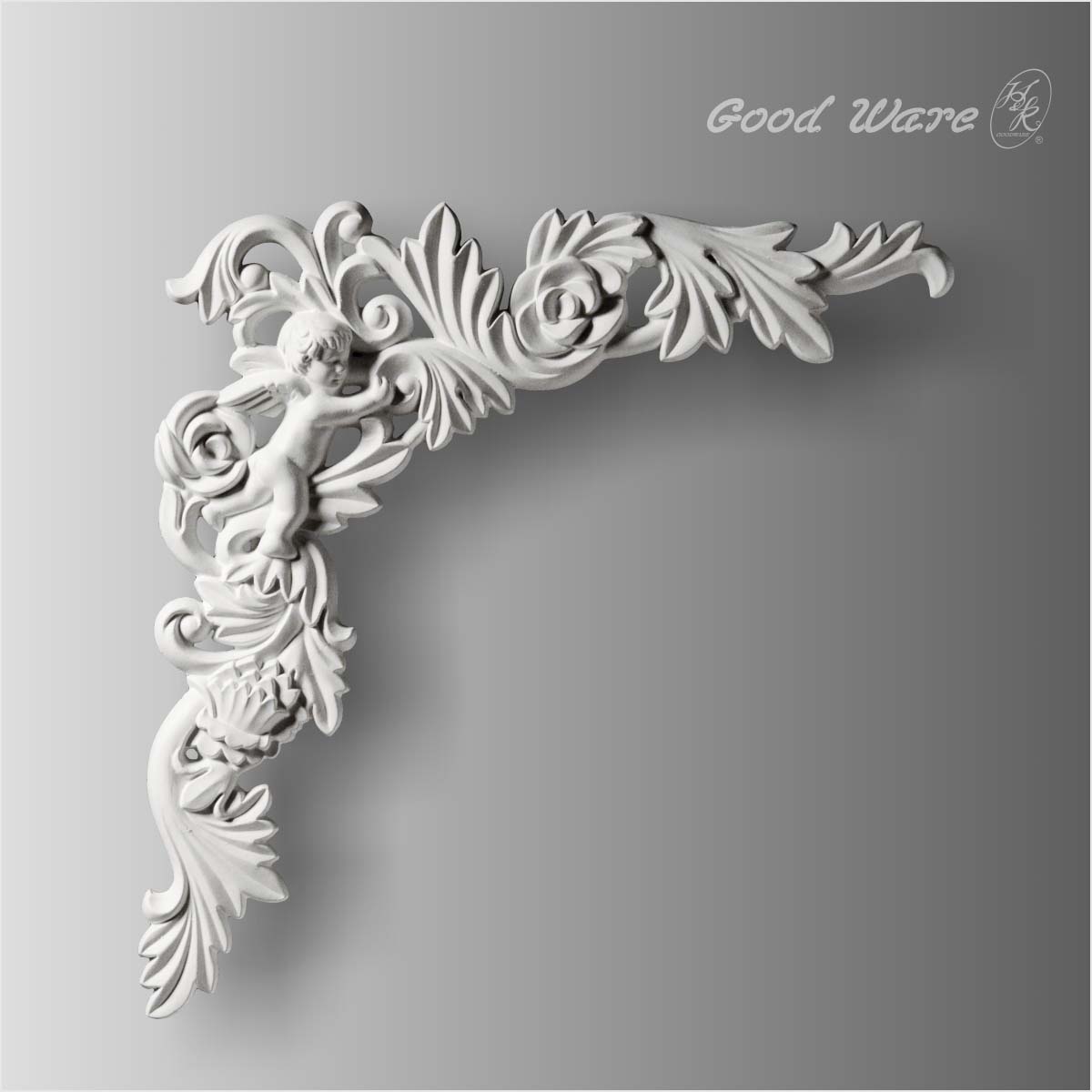 Polyurethane angel corner onlays appliques