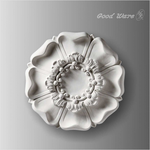 Polyurethane carved rosettes appliques