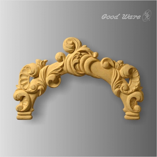 Polyurethane faux wood appliques and onlays