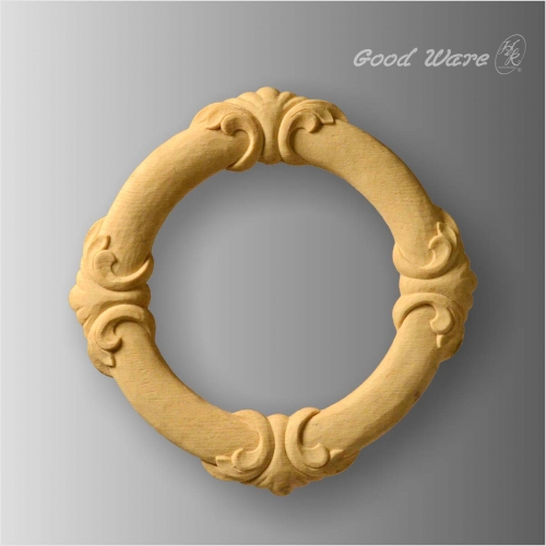 Faux wood round furniture mouldings trim