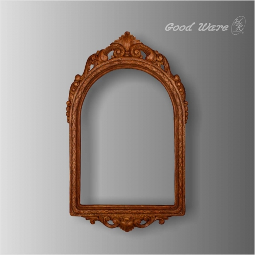 Polyurethane faux wood decorate mirror frame