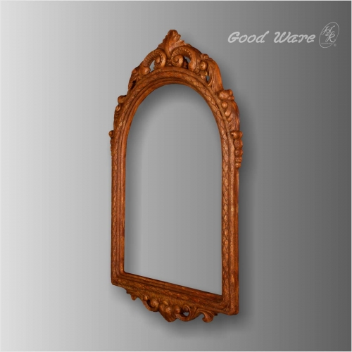 Polyurethane faux wood decorate mirror frame