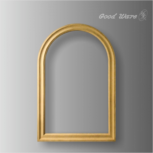Polyurethane faux wood classic mirror frame