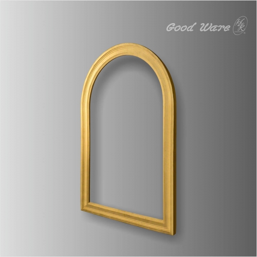 Polyurethane faux wood classic mirror frame