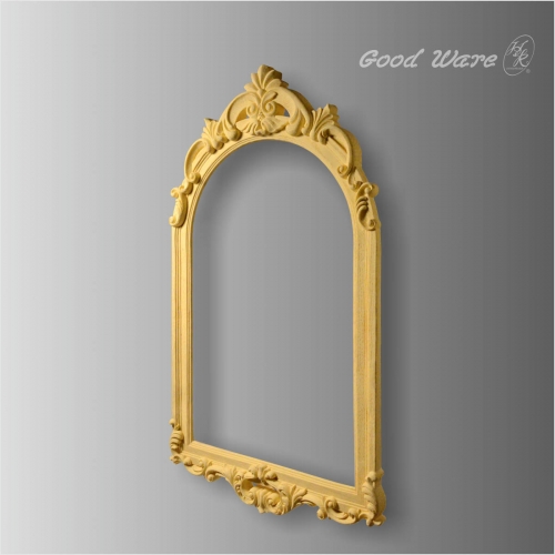 Faux wood large vintage mirror frames for sale