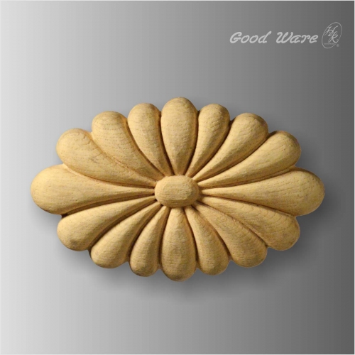 Faux wood decorative french wall molding