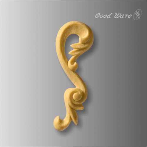 Polyurethane decorative leaf applique