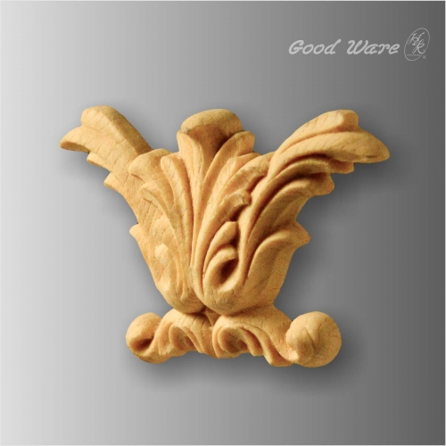 Faux wood appliques and onlays for furniture