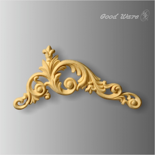 Polyurethane faux wood decorative appliques
