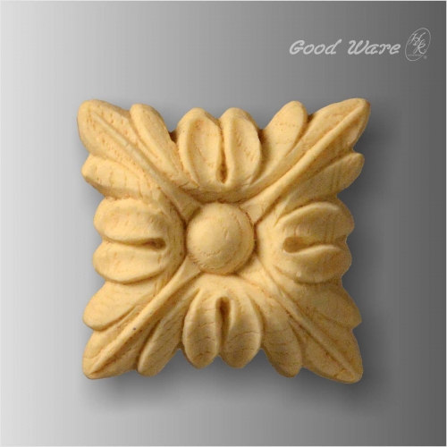 Faux wood decorative furniture appliques
