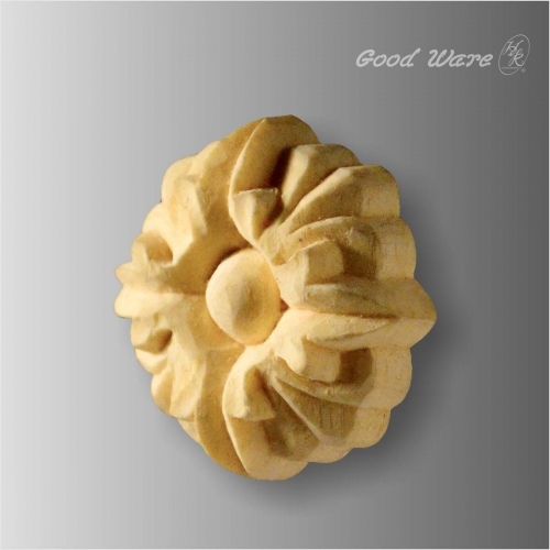 Small round rosette onlays for furniture