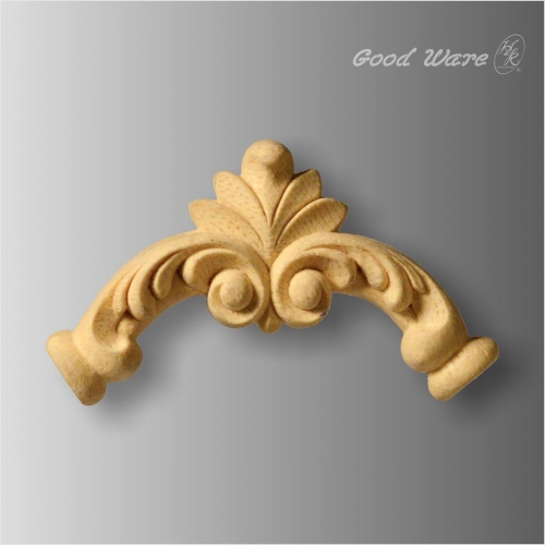 Wall decor faux wood onlays