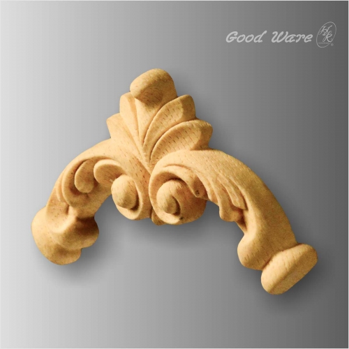 Wall decor faux wood onlays