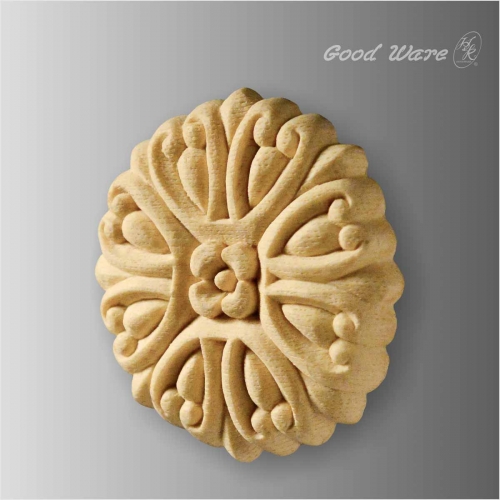 Home decor faux wood appliques wholesale