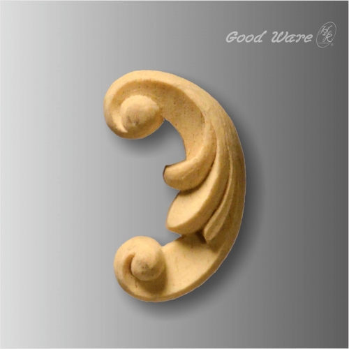 Scroll leaf faux wood onlays for sale