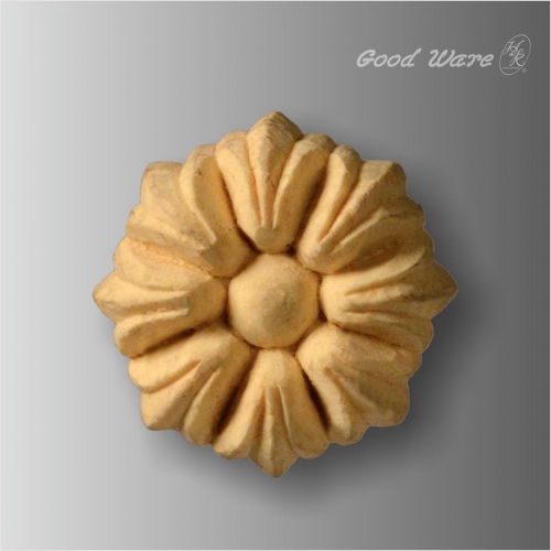 Polyurethane assimilated wood ornaments