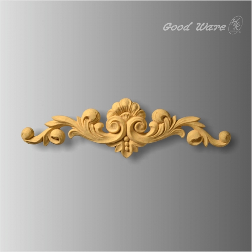 Polyurethane faux wood vintage applique