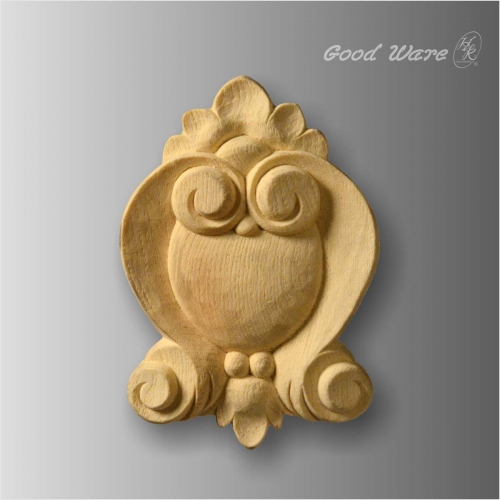 Decorative ornaments faux wood onlays