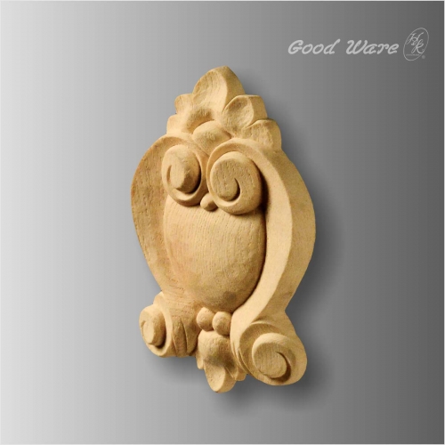 Decorative ornaments faux wood onlays