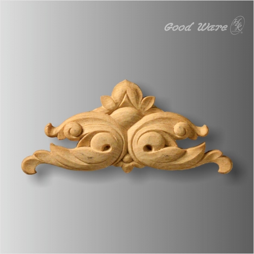 Faux wood centers onlays appliques