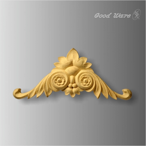 Polyurethane faux wood decorative moulding accents