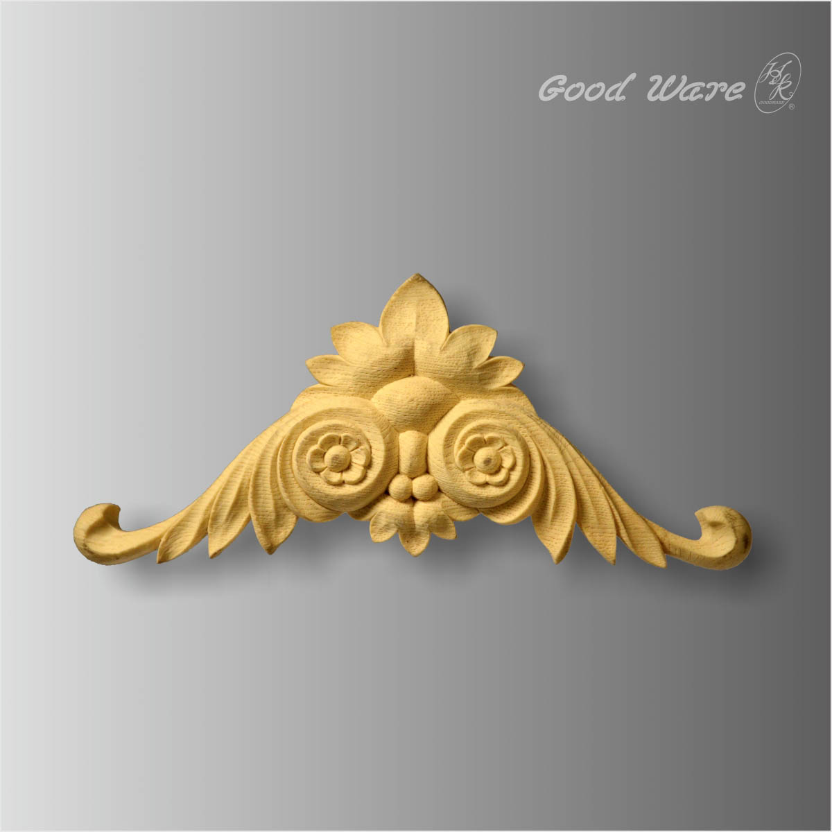 Polyurethane faux wood decorative moulding accents